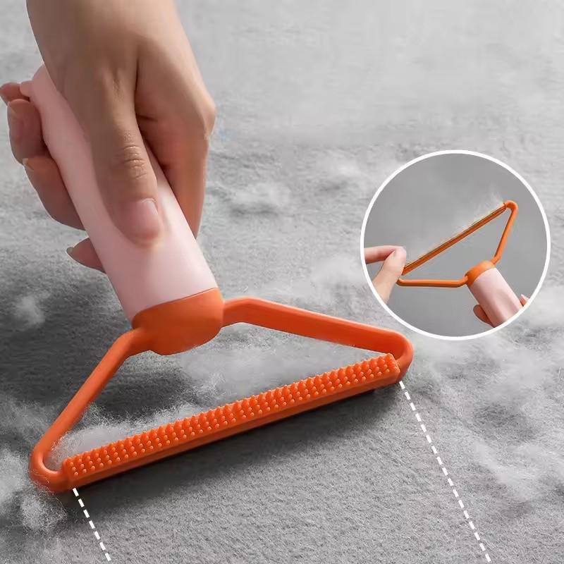 Agente Manual Portatile per la Rimozione dei Peli Tappeto Cappotto di Lana Vestiti Rasoio Spazzola Strumento Palla Depilatoria Maglieria Peluche Rasoio a Doppio Lato Rimuovi Peli di Animali Domestici