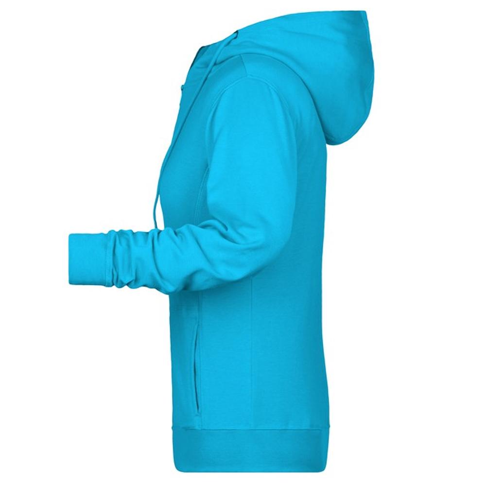 James and Nicholson Womens/Ladies Full Zip Hoodie