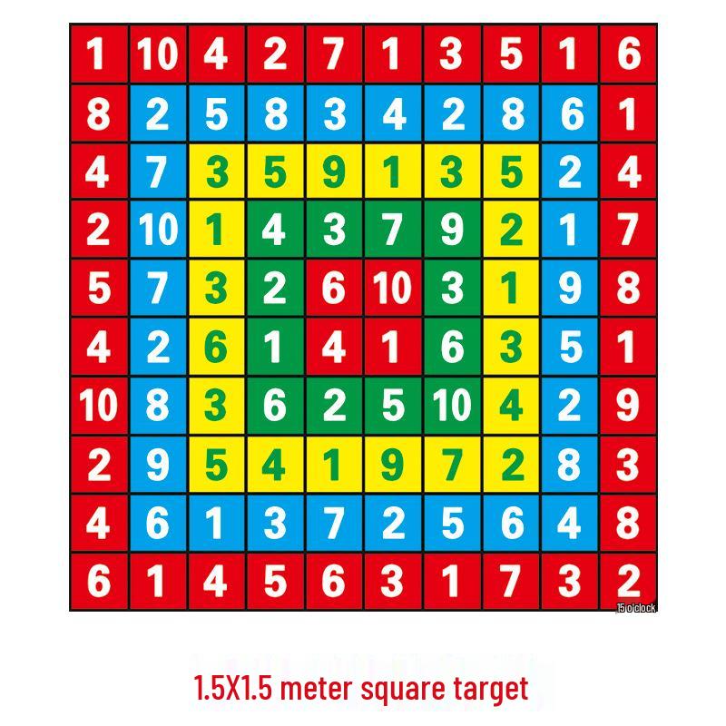 Sandbag Toss Target: Fun Outdoor Game for Kindergarten Team Building