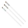 3pcs Angled Eyeliner Brush Ultra Thin Slanted Comfortable Grip Eyeliner Make Up Brush White