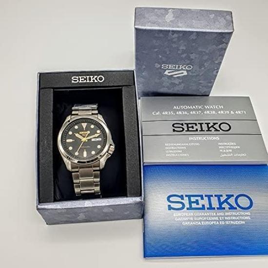 SEIKO Seiko 5 Sports Automatic 100m Water Resistant Dial Watch SRPE51K1 Gray Men's