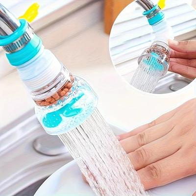 360° Rotating Faucet Filter Extender with Purifier - No Electricity Required - Kitchen Sink Water-saving Accessory
