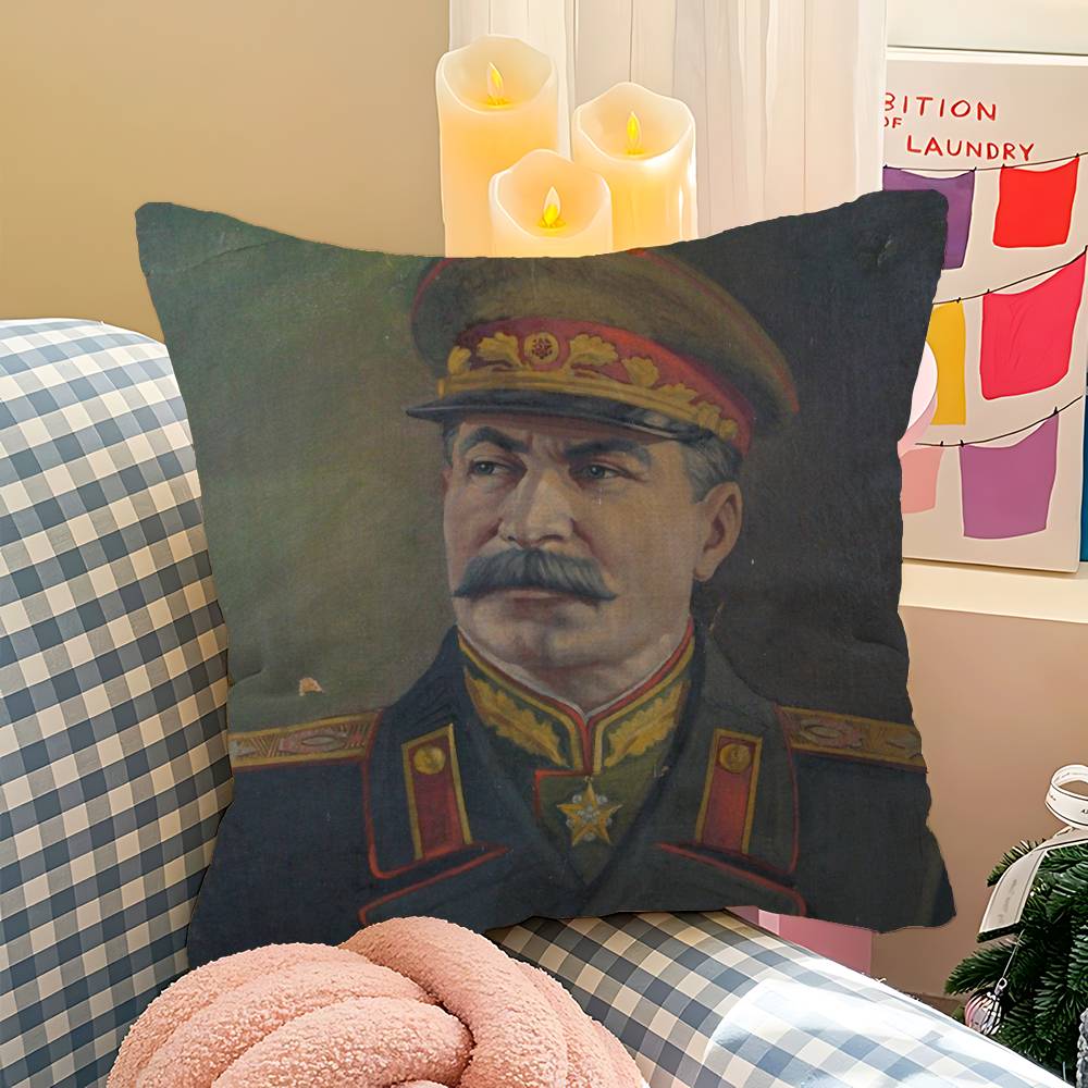 Ленин Иосиф Сталин Декоративная Эстетика Комнаты Наволочка Домашний Декор Спальня Диван Кровать Чехол для Подушки 45x45 12x12Inch
