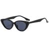 Internet celebrity retro small frame triangular cat eye sunglasses women street shot thin advanced driving anti-glare sunglasses