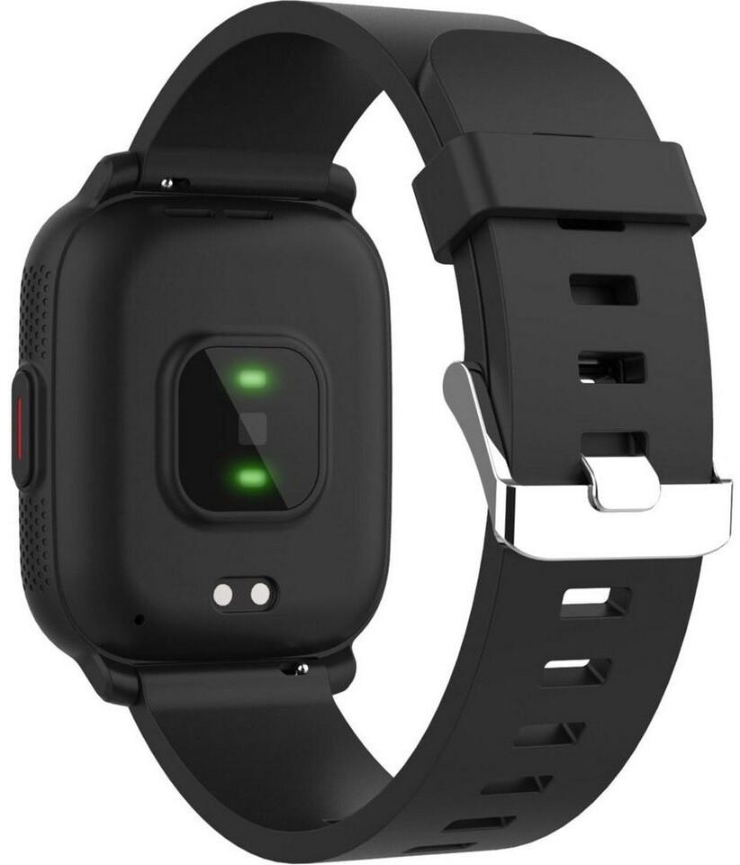 Denver SWC-184B Smartwatch schwarz, Herzfrequenzsensor, IP67 (SWC-184B)
