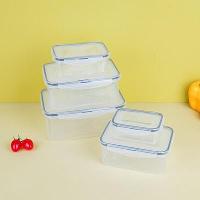 Food-Grade Rectangular Microwave-Safe Lunch & Storage Box