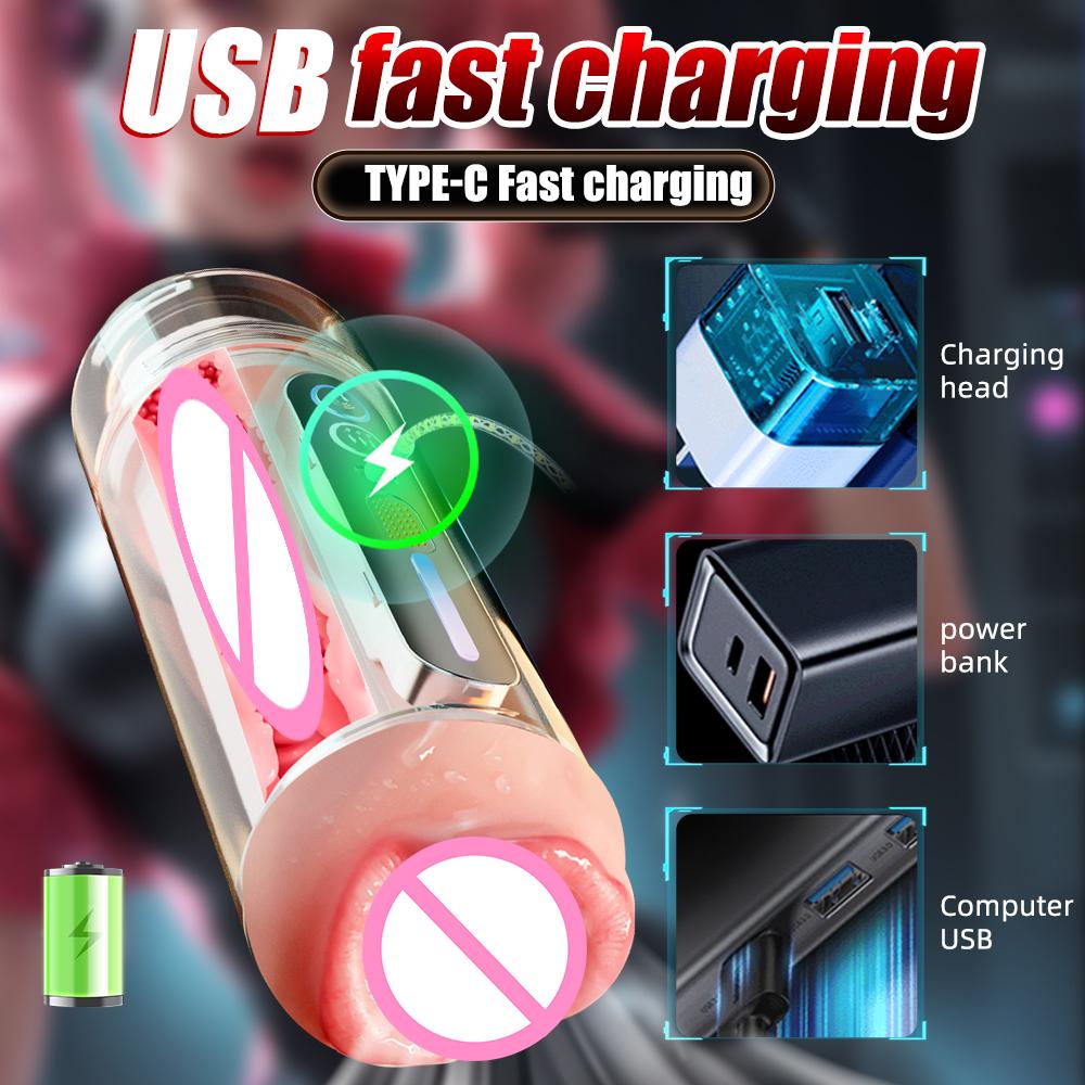 Sex Toy for Men Automatic Male Masturbator Cup Glans Trainer Pocket Vagina Pussy Vaginal Penetration Sex Machine Male Adult Toys
