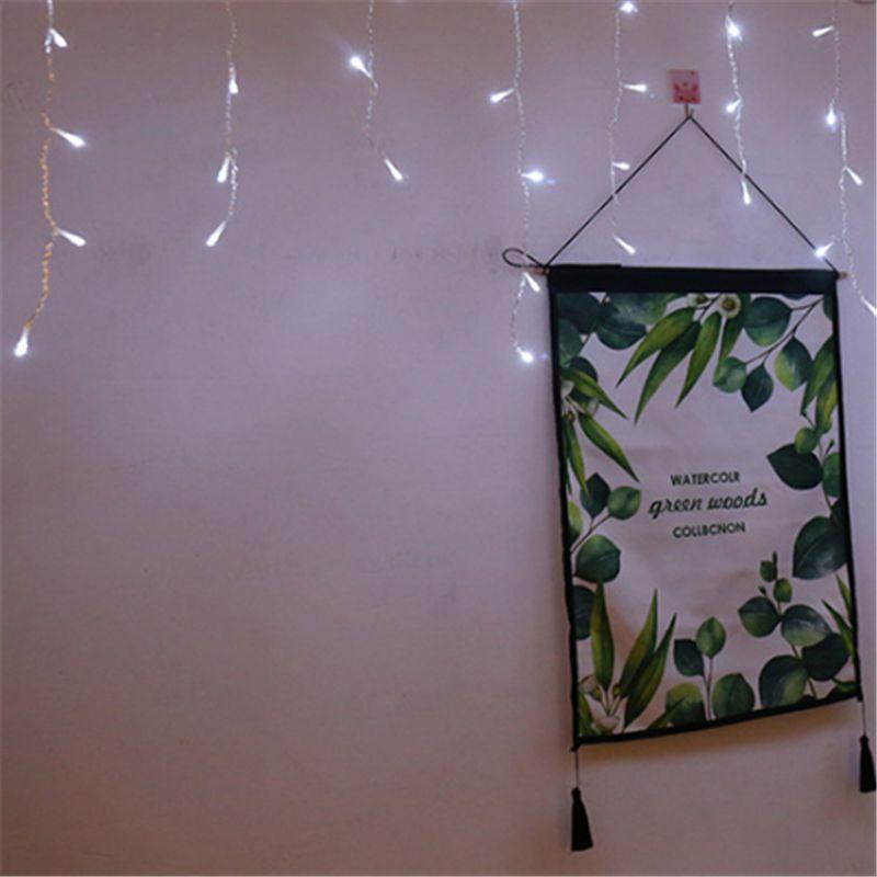 Long 13-130ft Curtain Icicle Lights Led Fairy Christmas Indoor Outdoor Wedding Party