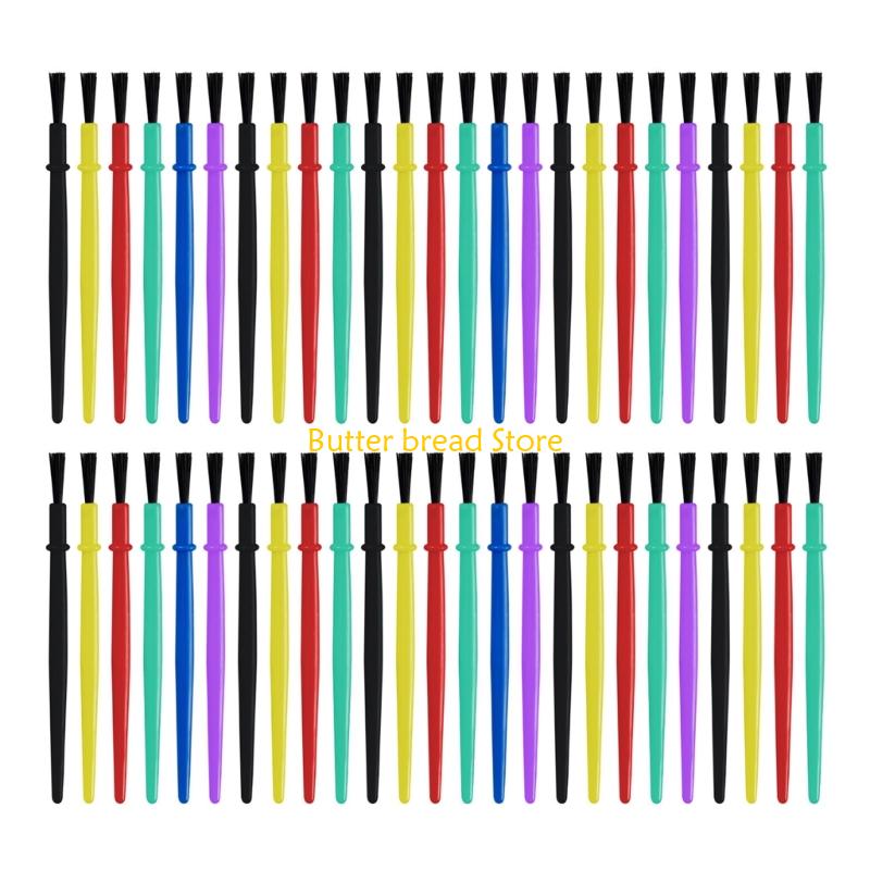 W89C 50 Pcs Paint Brushes Set Watercolor Paint Brushes Small Acrylic Brush Set
