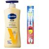 Intensive Care Body Lotion & Colgate Toothbrush Bundle