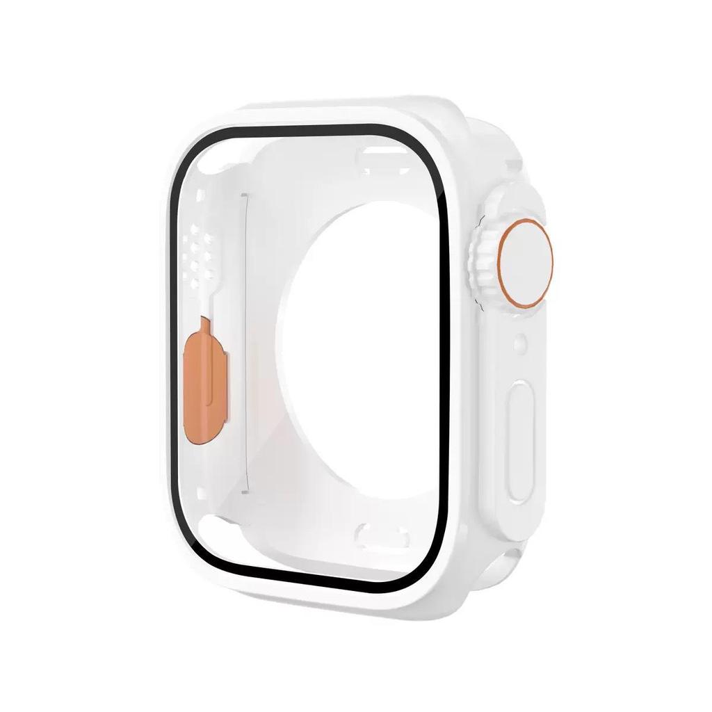Étui de protection 360° intégré avec bouton ultra et film trempé pour Apple Watch 11 secondes