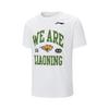 Li Ning CBA Elite Equipment Series 25-26 Season Shenyang San Sheng Pattern Print Simple Casual Comfortable Basketball Short Sleeve T-Shirt AHSWF29-2