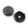 Carbon Black 57Mm 58Mm Car Wheel Hub Center Caps Auto Rim Dust-Proof Cover Emble