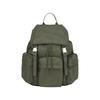 Marithe Francois Girbaud Classic Logo Metal Buckle Backpack Khaki