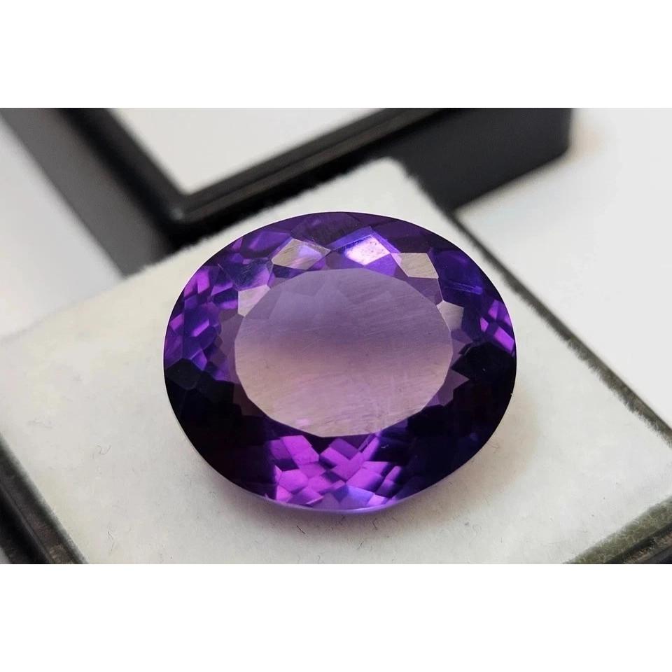 Natural Purple Sapphire Oval Cut 11+ Ct Beautiful Loose Gemstone