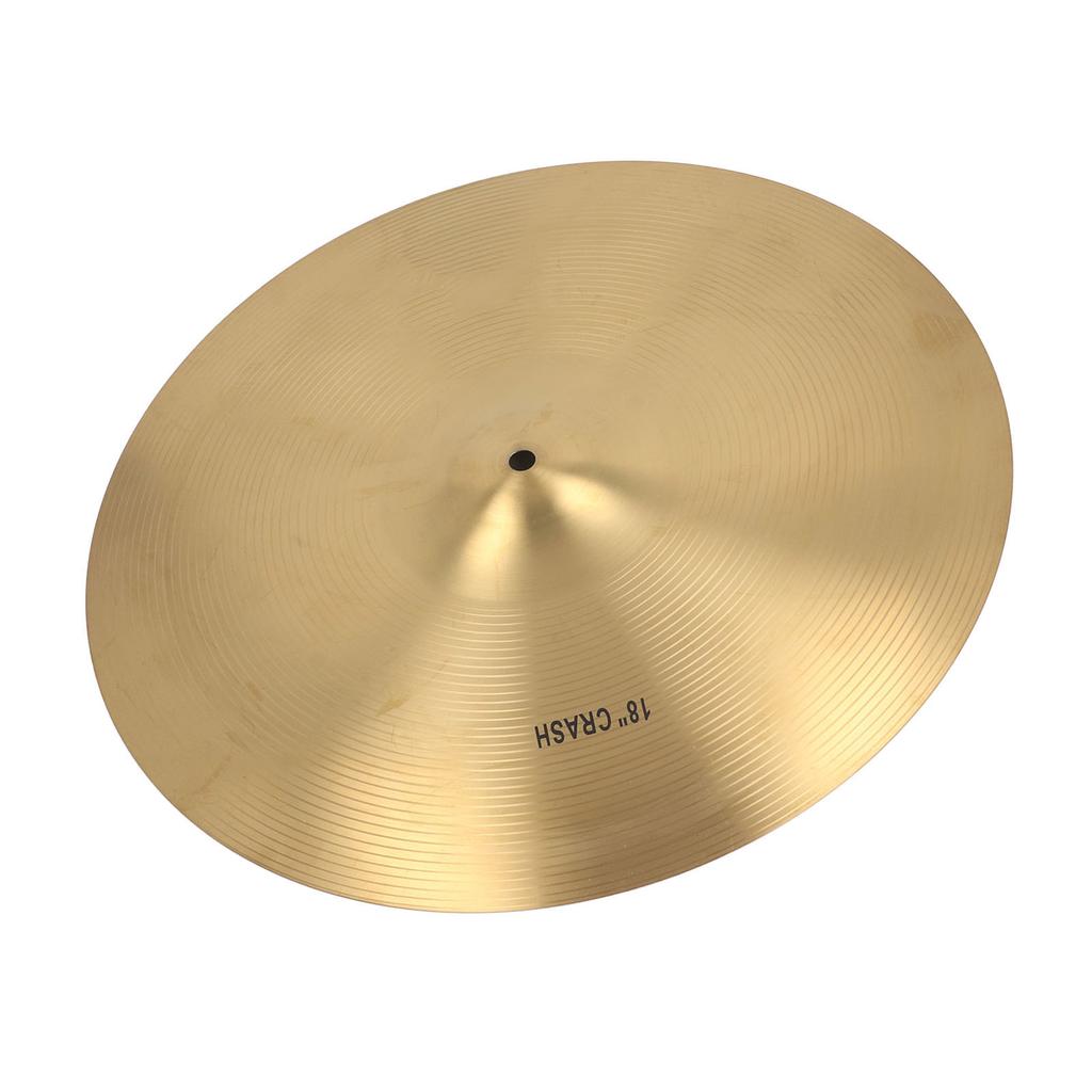 Crash Cymbal Crisp Sound Brass Jazz Drum Cymbal for Professional Music Enthusiasts 18 Inch