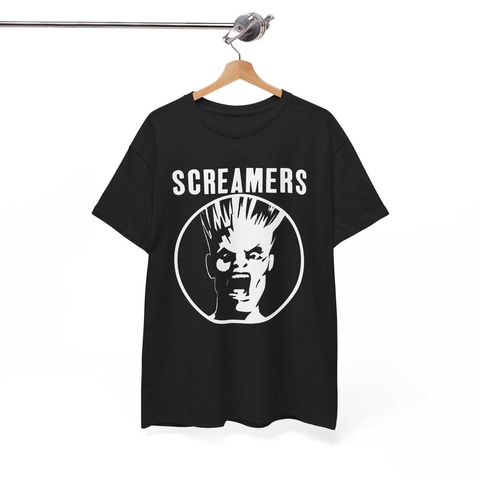 Футболка Screamers Музыкальная группа Панк Хардкор Рок Унисекс Футболка 3XL