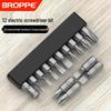 Compact Electric Screwdriver Bit Set: Phillips, Slotted, Torx, Hex, Strong Magnetic Power Drill, S2 Magnetic Bits.