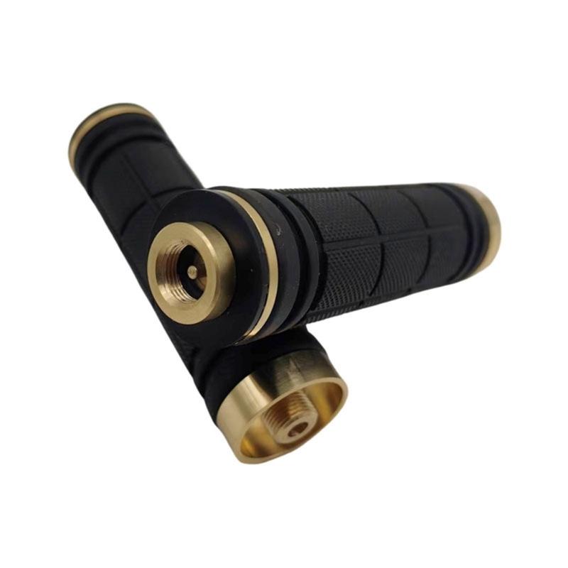 Quick Connecting Gas Lamp Adapter Copper Rubber Texture Outdoor Gas Lights Connectors for Night Camping Extended Handle