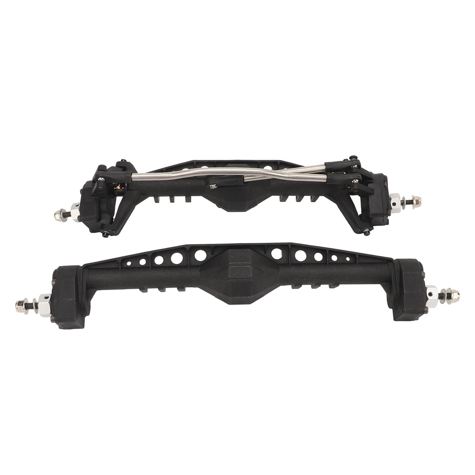 

2pcs Climbing Car Front Rear Axle Steel RC Car Axle Housing for Axial 110 Capra 1.9 UTB Crawler