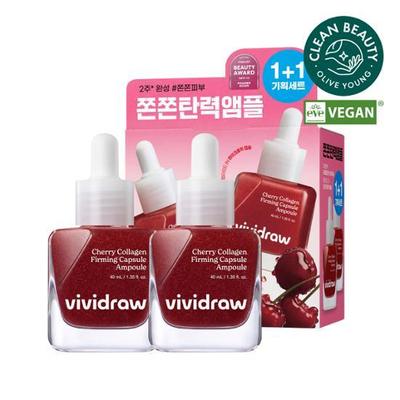 Vividrow Cherry Collagen Firming Capsule Ampoule 40ml 1+1 Special