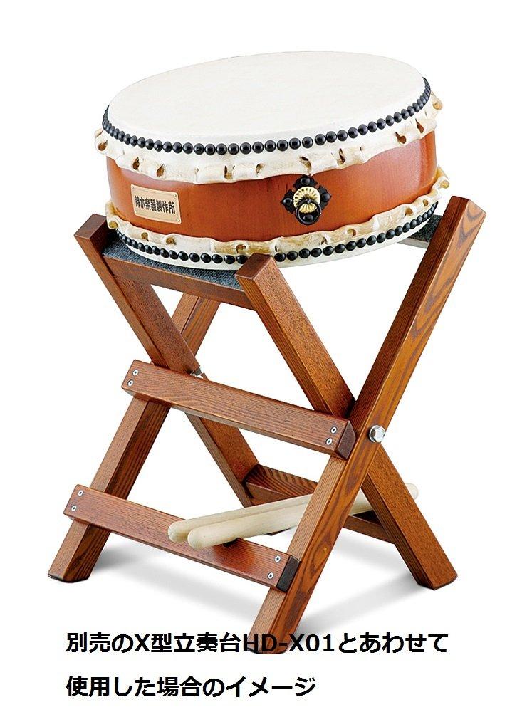 SUZUKI Japanese Taiko Sato no Hibiki Flat 1 shaku 2 sun with Drum, Series, Drum, (approx. 3.5 cm), drumsticks, HT-H12