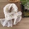 Long Sunscreen Shawl Retro Female Headscarf Versatile Women's Lace Scarf