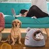 Cat Houses Winter Deep Sleep Comfort Cat Bed Cute Bear Head Shape Nest Pets Tent Cozy Cave for Cats House Pet Supplies