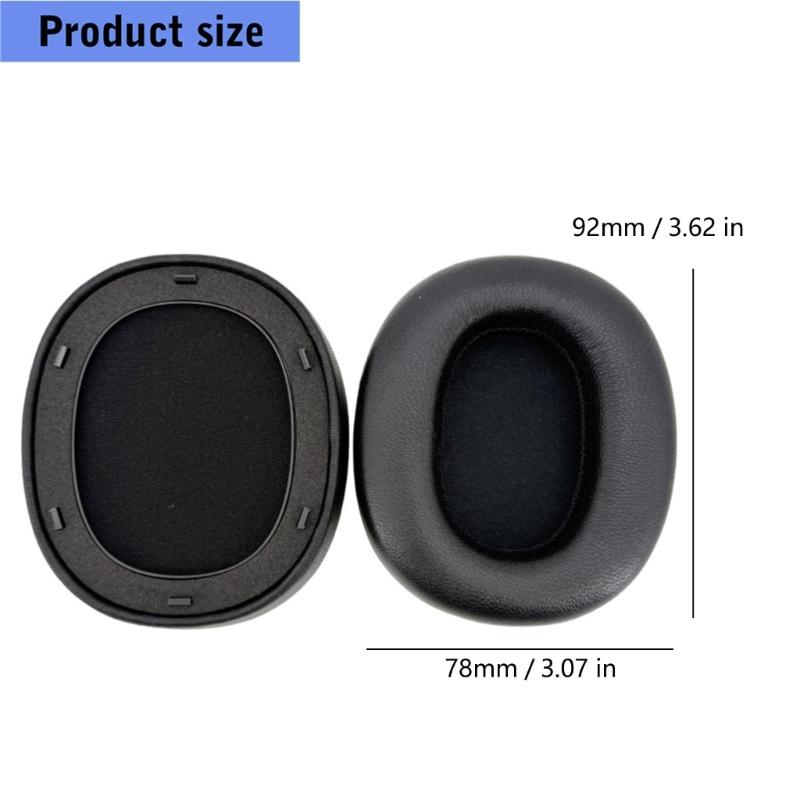 1 Pair Replacement Ear Cushions Pad Over Head Headset Lambskin Earpads for SPIRIT S5 Wireless Headphone Comfortable