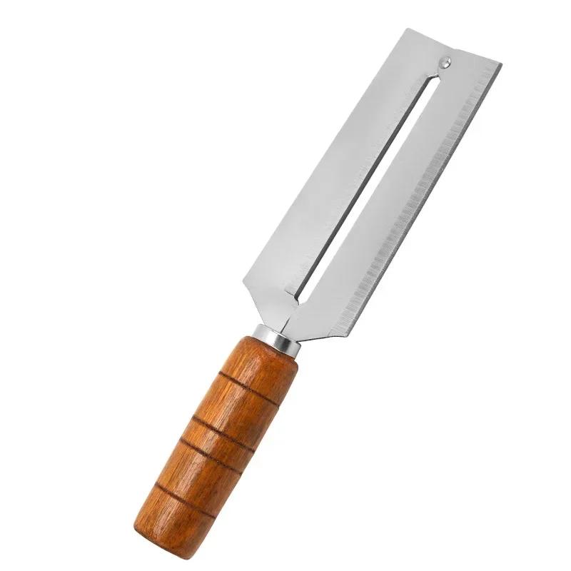 Stainless Steel Durable Sugarcane Peeler Pineapple Knife Multifunctional Fruit vegetable tools Manual Sharp Kitchen Cutter