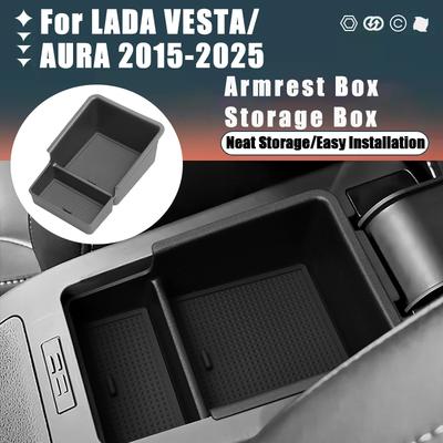 Für LADA VESTA/AURA 2015-2025 2016 2017 2018 Armlehnenbox Aufbewahrungsbox Modifikation Staufach Aufräumbox Auto Innenzubehör