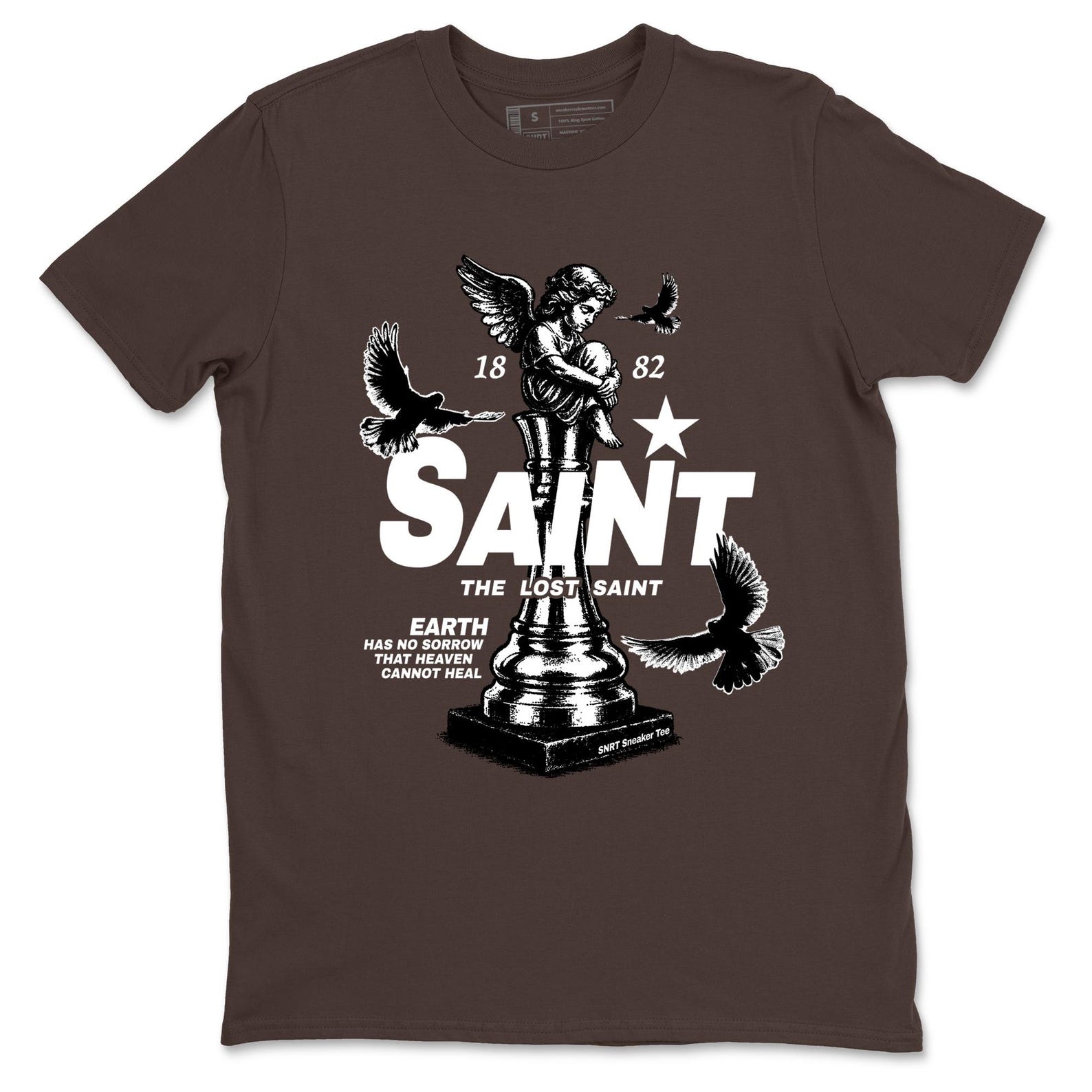 The Lost Saint graphic tee. Streetwear graphic T-Shirt. Matching 4s Cave Stone L