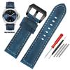 Hochwertiges wasserdichtes Uhrenarmband für Panerai PAM688 441/1313 Rindsleder Herren blau Uhrenarmband Zubehör 22MM 24mm 26mm