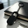 Waterproof Keychain Pill Organizer Tulip Pattern Portable Compact Pill Case Small for Outdoor Activities Daily Medication Carry