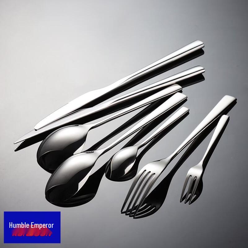 Qianxing 304 Stainless Steel Edged Main Dining Spoon Set