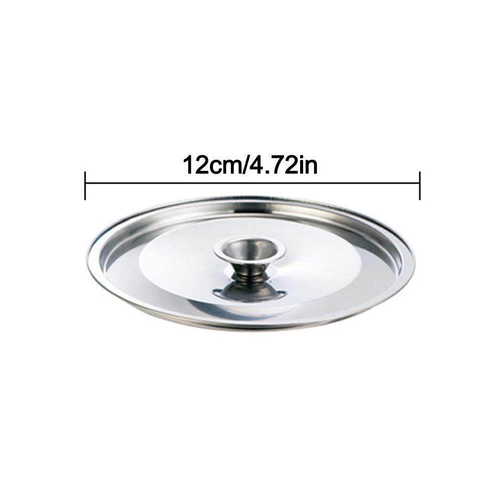 

Durable Stainless Steel Pot Lids 12-24cm Reusable Cookware Lid Flavoring Bucket Cover