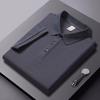 Men's polo shirt, business short-sleeve, solid color, summer, turn-down collar, high-end casual versatile T-shirt