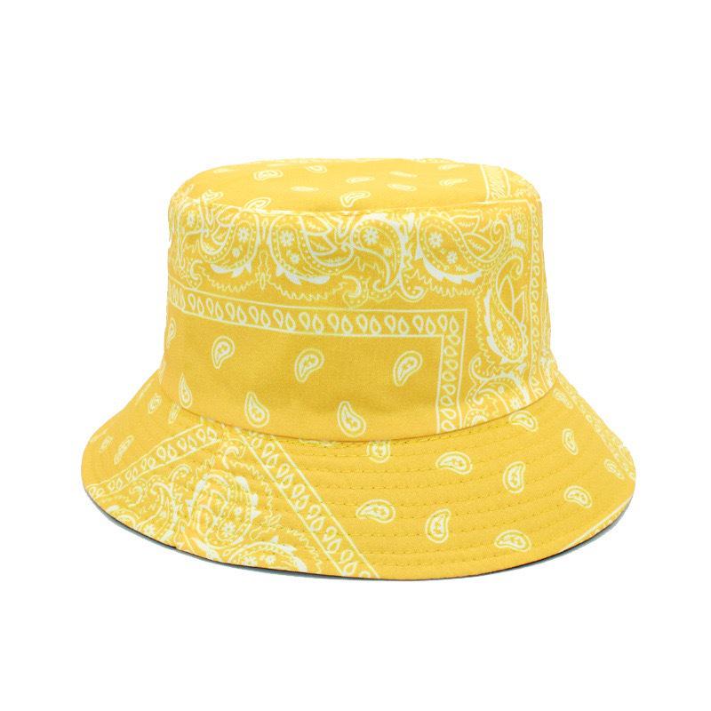 Unisex Baumwolle Bucket Hat Männer Frauen Doppelseitige Sonnenkappe Sommermode Fischerhüte