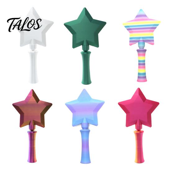 Desktop Photo Display Stand Christmas Tree Payment Wand, Novelty Tap Pay Telescopic Star Gift for Shop Owner Wand Card Holder, Fun Accessory Receipts