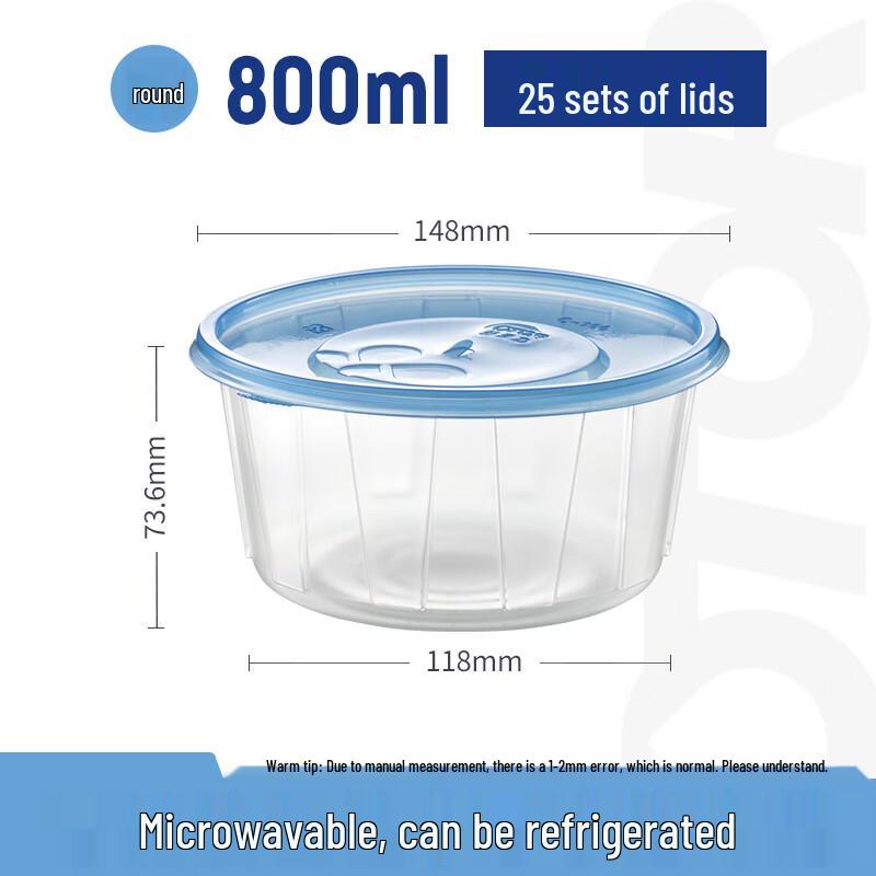 Microwavable Disposable Meal Prep Containers
