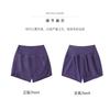 Women's Summer Lightweight Fitness Shorts - High-Waisted Anti-Slip 3/4 Length Yoga Shorts with Built-in Lining