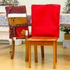 Christmas Chair Covers Santa Snowman Reindeer Cartoon Home Decor Festive Protectors