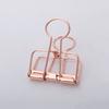 5/40Pcs Rosegold Binder Clips Paper Clip Office School Supplies Binding Supplies Files Bag Documents Bag Clips Metal Clips