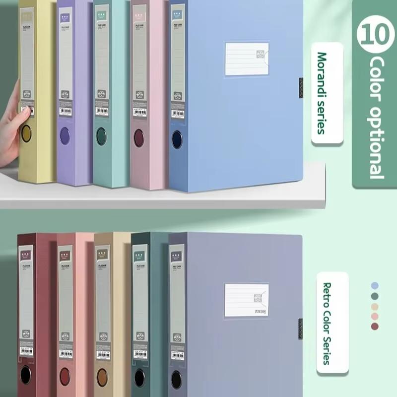 10pcs Large Capacity A4 File Folder Multifunctional Waterproof Document Organizer Dustproof Desktop Storage Document Holder