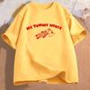 My Tummy Hurts Bear Meme Graphic T Shirts Cotton Short Sleeve Tshirts Oversize Unisex Clothes Funny Print Tees Shirt Unisexs Clothes