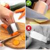 10Pcs Stainless Steel Finger Guard Cutting Shiel Adjustable Vegetable Cutting Thumb Guard Finger Protector Tools Kitchen Gadget