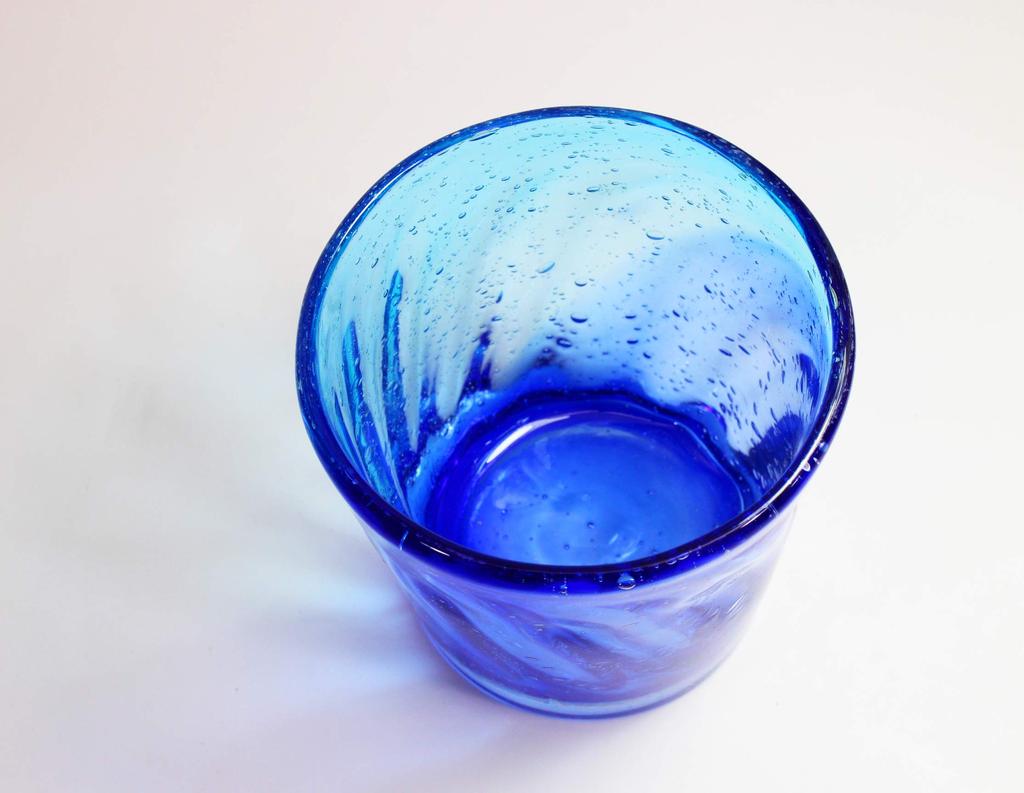 [Amazon.co.jp Exclusive] [Commercial Set] Instagrammable Churaumi Rocks Glasses (Large) Water & Blue, Set of 6