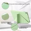 Coque + Verre Trempé - Noname - iPad Pro 11 Pouces - Protection Intégrale - Support Réglable - Vert