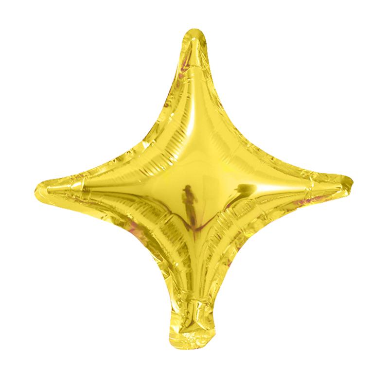 20Pcs10 Inch Multi-Color Square Star Foil Balloons For Birthday Parties Weddings Home Decor Room Background Ceiling Decoration