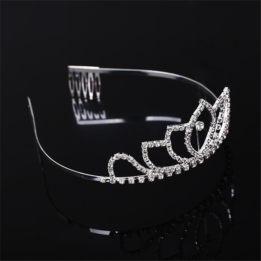 Hair Hoop Headband for Women Crystal Crown Tiara Hairband Princess Headdress